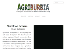Tablet Screenshot of agriburbia.com